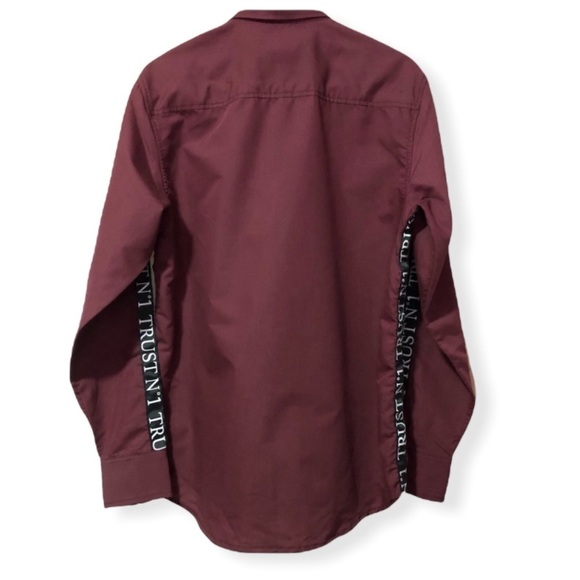 Attitude Gold button down shirt size M - Picture 2 of 4